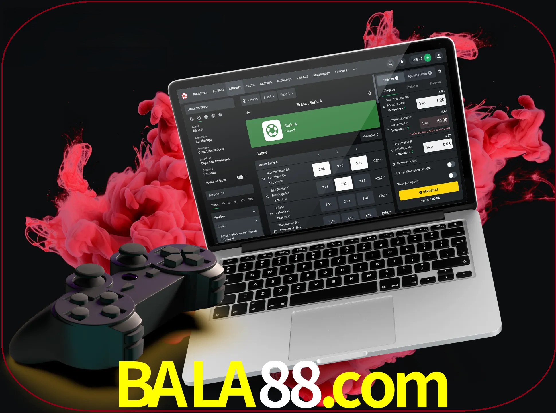 Visite a secção especial de jogos de vídeo em bala88 para descobrir em que jogos pode apostar e ganhar muito dinheiro.